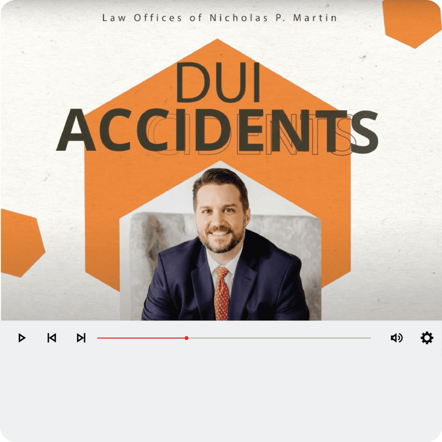 Nicholas P. Martin, attorney, specializing in DUI accidents.