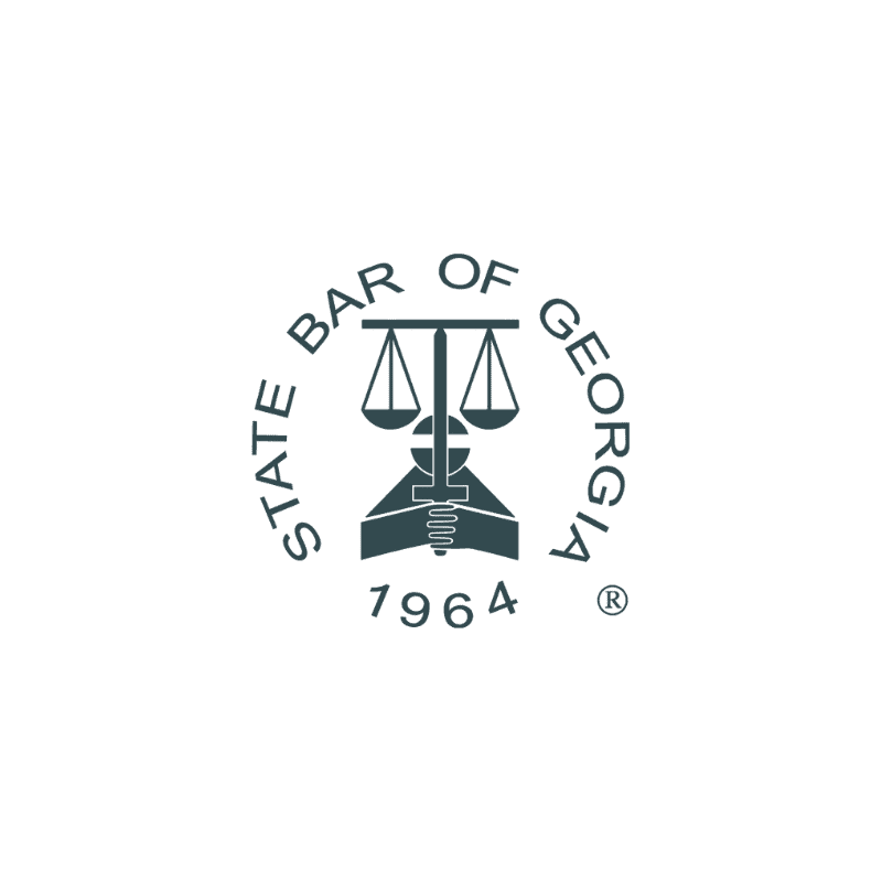 Logo of State Bar of Georgia, 1964, scales symbol