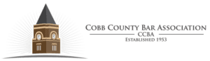 Logo of Cobb County Bar Association, CCBA, established 1953