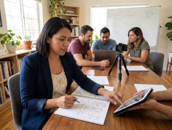 Hispanic attorney in a professional marketing strategy scene, Attorney Video Marketing in the AI Era: Why the Old Approach Doesn't Work and What Replaces It