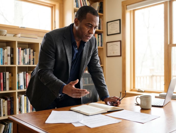 Black attorney in a professional planning scene, Criminal Defense Law Firm Marketing: How to Reach Clients Who Need You Right Now