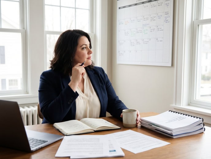 White attorney in a client research scene, Forward Push vs. FindLaw: Which Is Right for Your Law Firm?