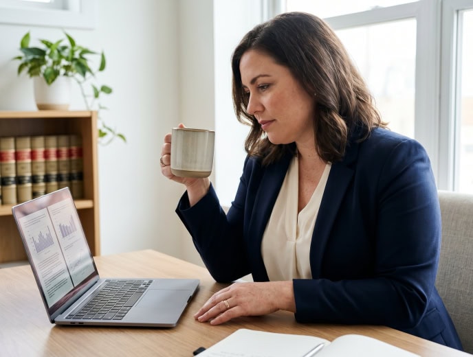 White attorney in a professional marketing strategy scene, Forward Push vs. LawRank: Which Legal Marketing Agency Is Right for Your Law Firm?