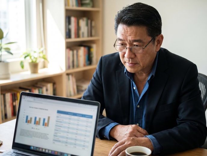 Asian attorney in a professional marketing strategy scene, Forward Push vs. Rankings.io: Which Legal Marketing Agency Is Right for Your Law Firm?