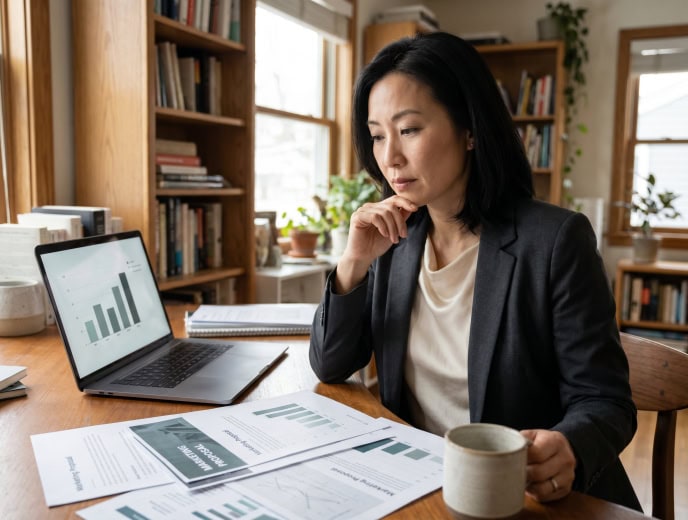 Asian attorney in a client research scene, Forward Push vs. Scorpion: Which Legal Marketing Agency Is Right for Your Law Firm?