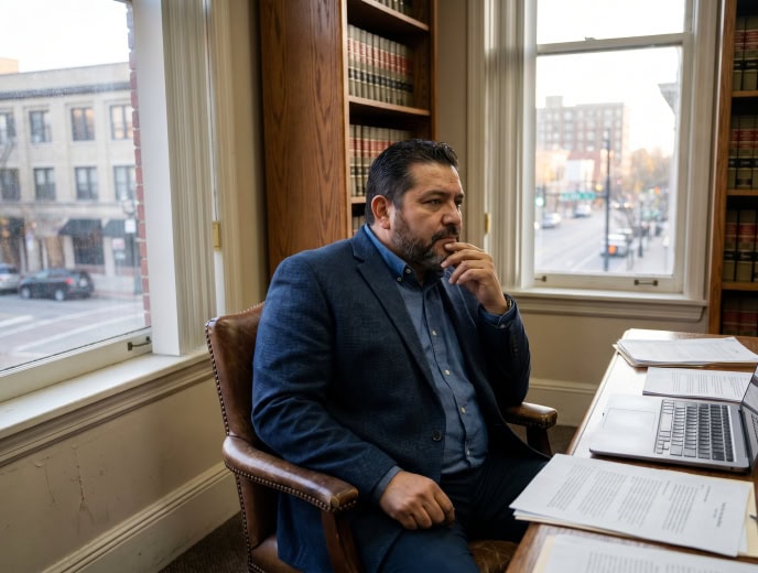 Hispanic attorney in a professional marketing strategy scene, From Stagnant to Scaling: What Law Firms Do Differently Between $500K and $1M