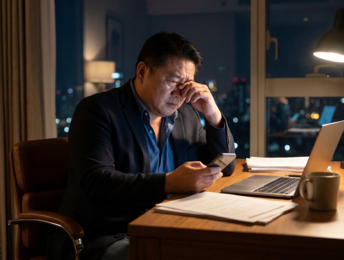 Asian attorney in a client research scene, Why Law Firm Intake Is a Marketing Problem (Not an Operations Problem)