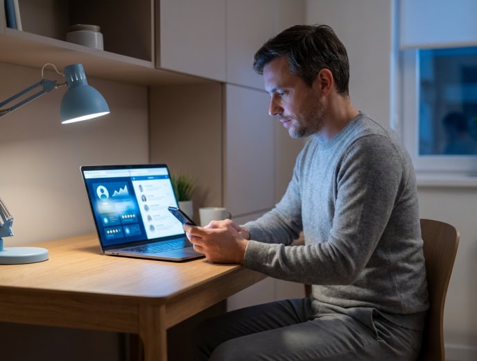 Prospective client researching an attorney online, law firm referral validation and digital trust