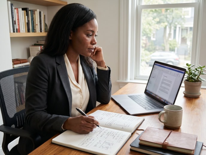 Black attorney in a professional marketing strategy scene, Why Attorneys Stop Making Videos (And the System That Makes Stopping Unnecessary)